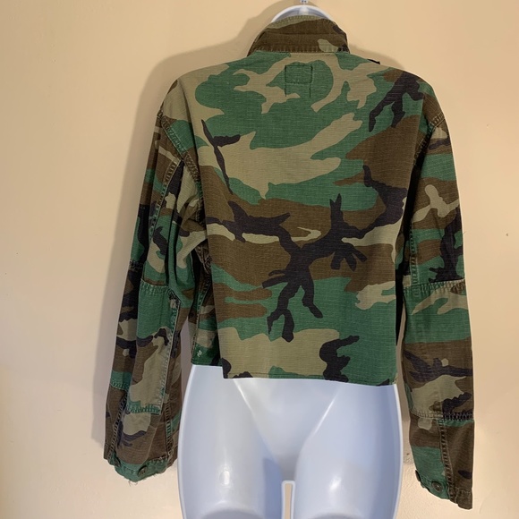 First of a Kind Camo Jacket Medium / Large Approx 40" bust no size tag - Picture 4 of 4